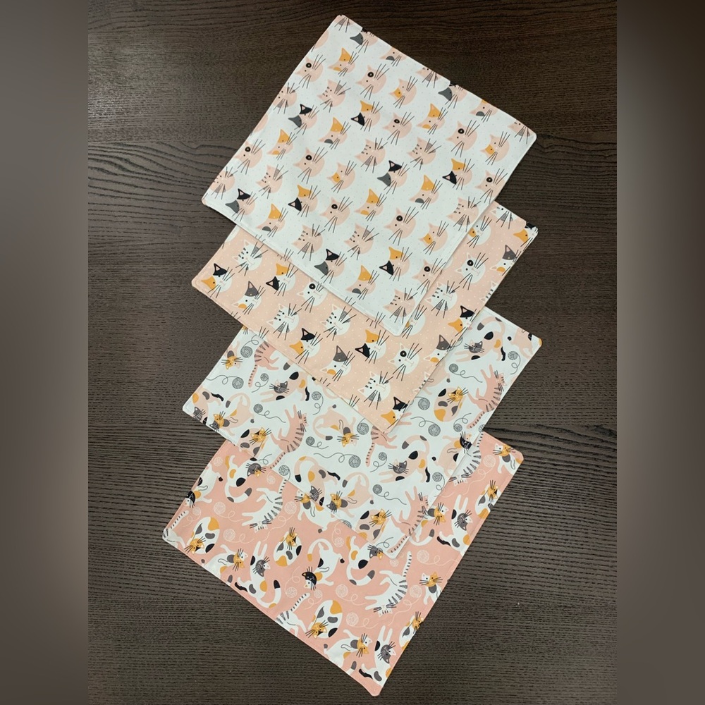 Reusable UNpaper Towels Kitty Cat theme